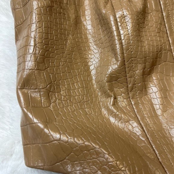 Cropped corset tan top - Picture 3 of 5